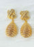 Gold  Plated Statement Earrings