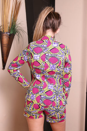 Modupe African Print Blazer Jacket Set