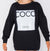 Coco Print Oversize Sweatshirt ( Black)