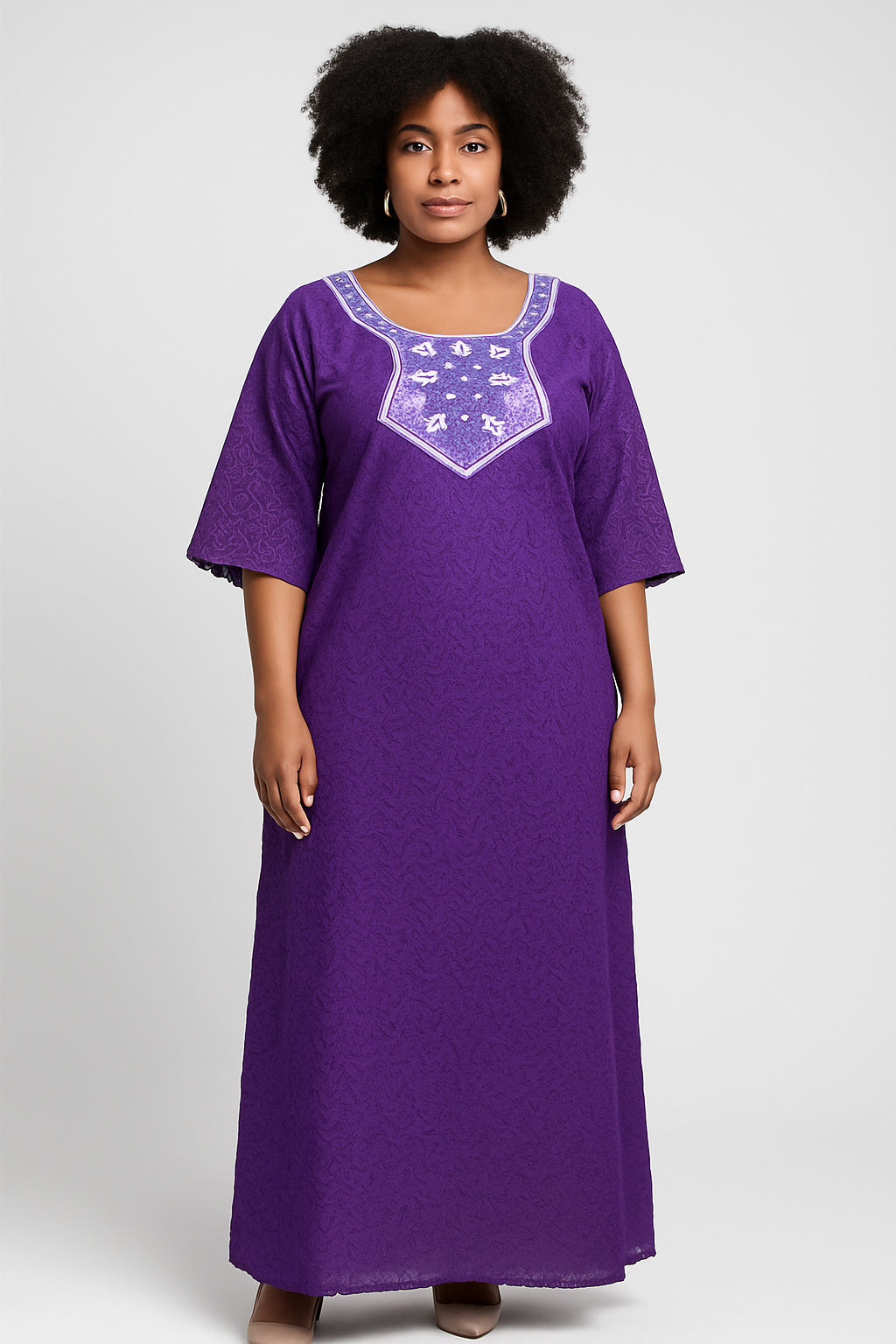 African Dry Lace (Purple)