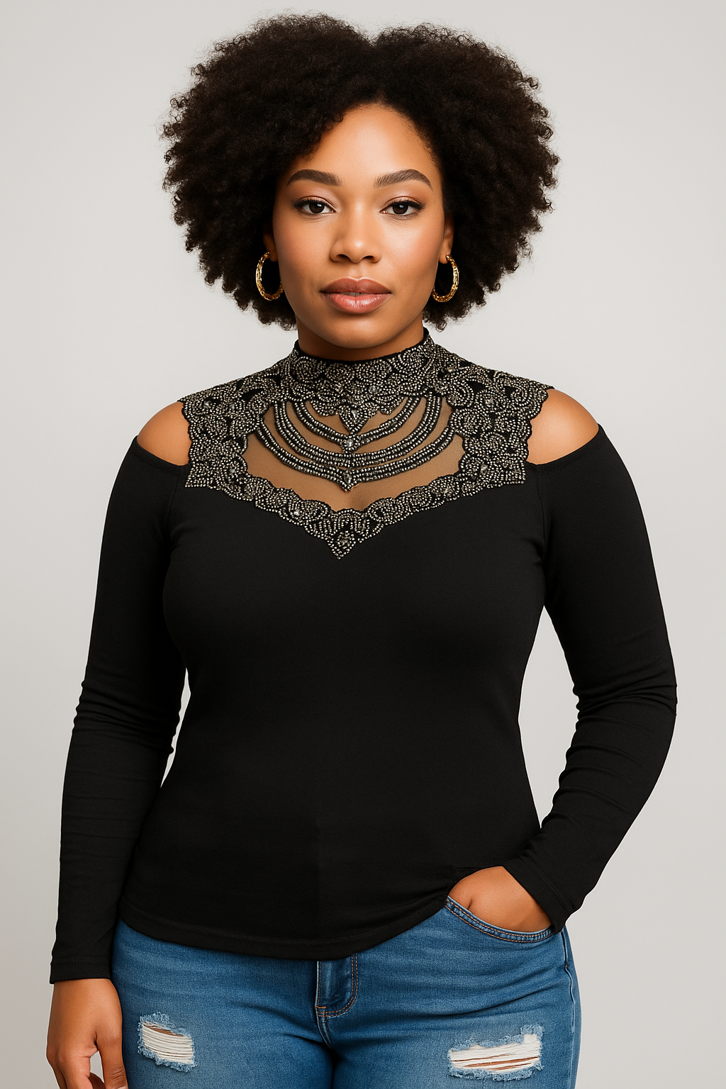 AbbyO Royal Blouse