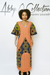 Fully Stoned Ankara Dry Lace Kaftan/Boubou Gown (Peach)