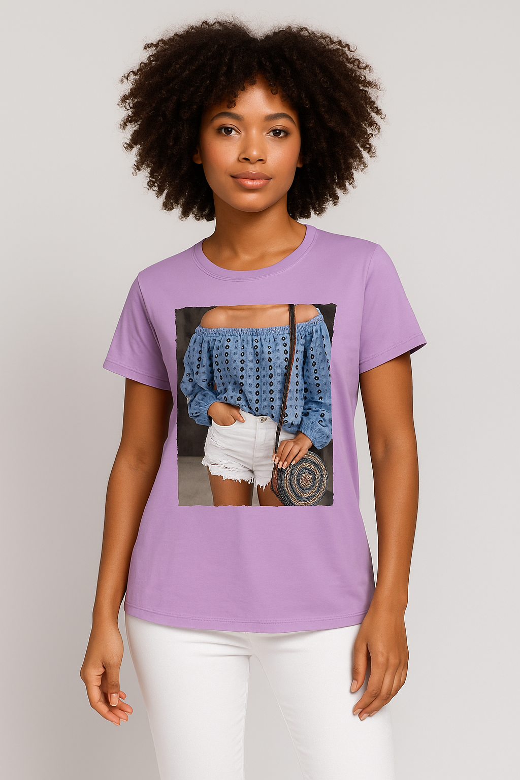 Graphic Tshirt with sequins