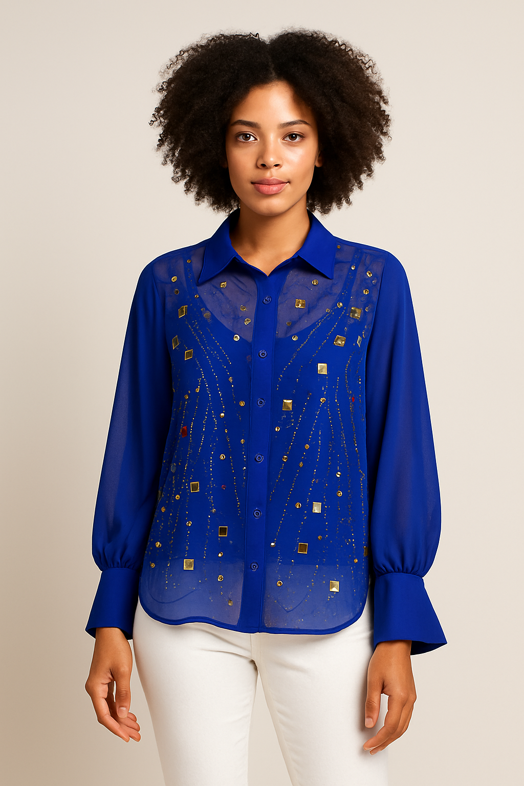 Fancy Bedazzled Shirt