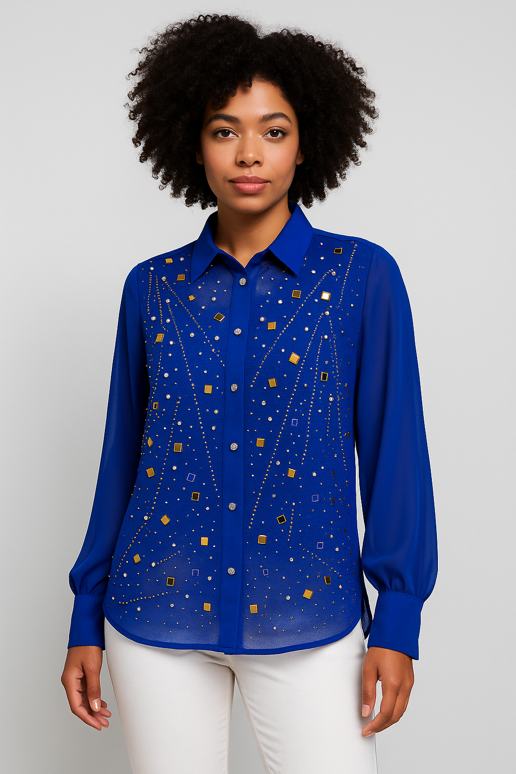 Fancy Bedazzled Shirt