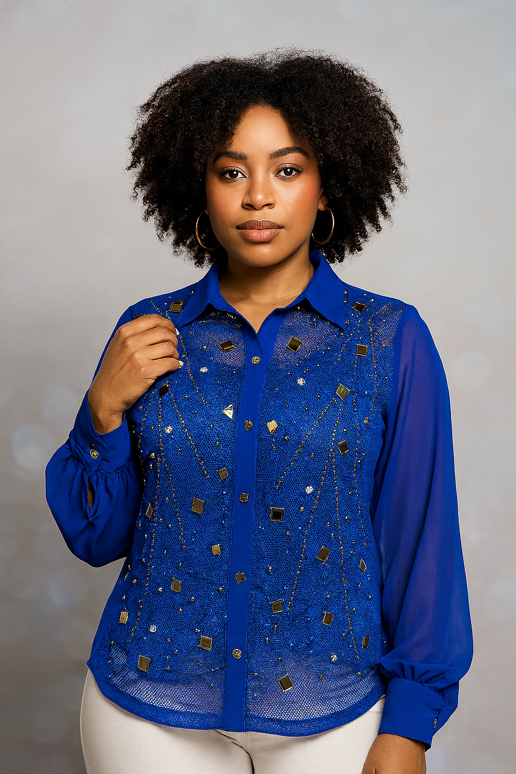 Fancy Bedazzled Shirt