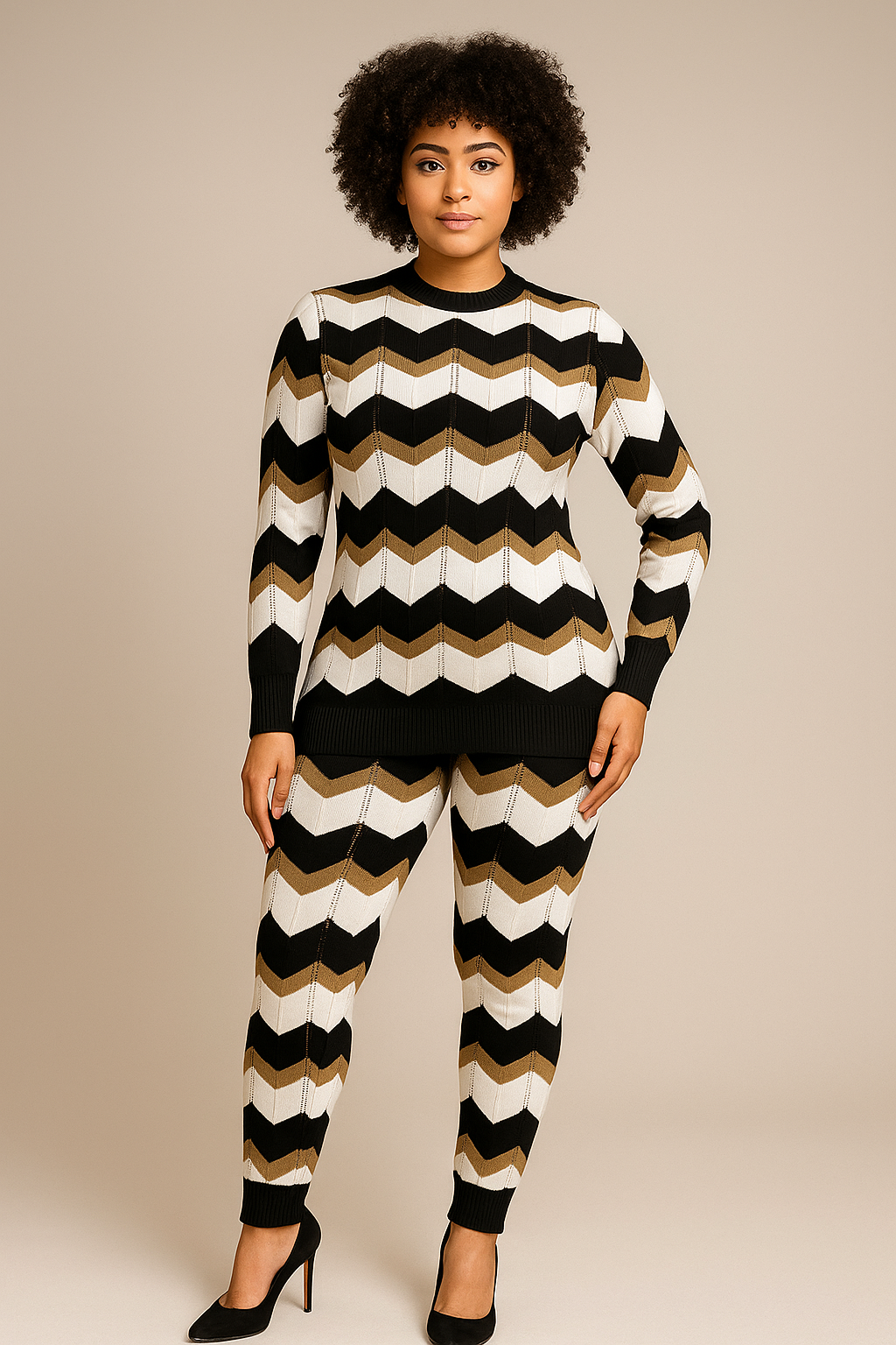 2 Piece Knit Loungewear Set