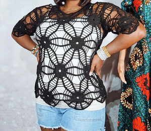 AbbyO Crochet Summer Blouse