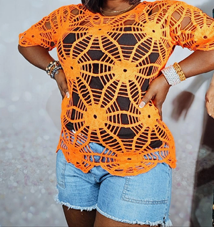 AbbyO Crochet Summer Blouse