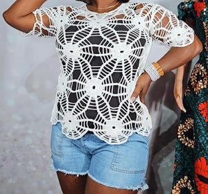 AbbyO Crochet Summer Blouse