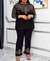 Abbyo Black & Gold 2pcs Set