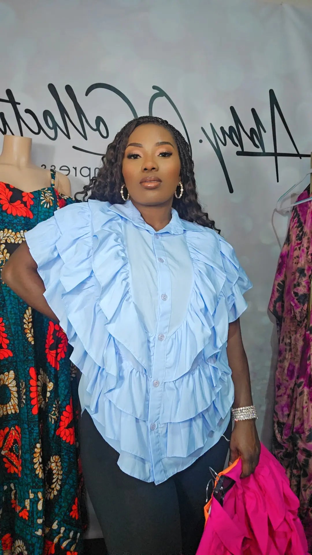 AbbyO Ruffle Blouse