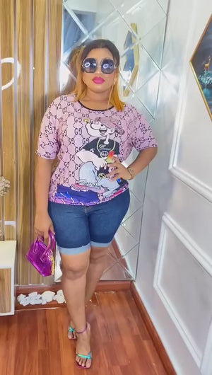 Swarovski Rhinestone Blouse (D)