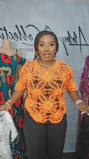 AbbyO Crochet Summer Blouse