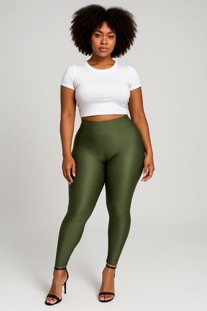 High-waisted leggings