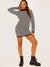 Pattern Knitted Jumper Dress