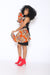 Abby.O Classy African print apron set(Red)