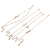 Gold Infinity Charm Anklet Bracelet