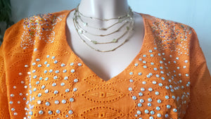 African lace dress