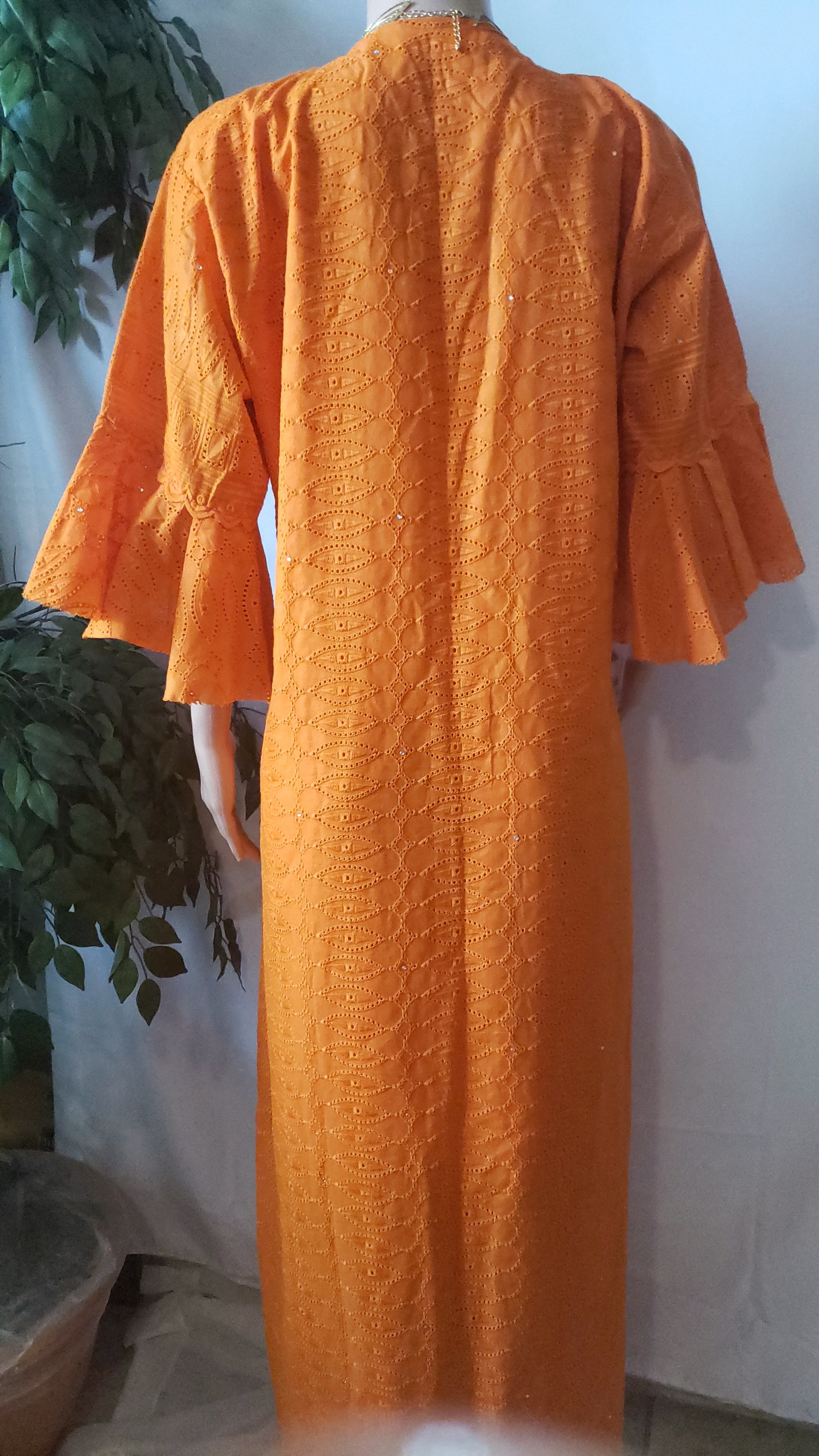 African lace dress