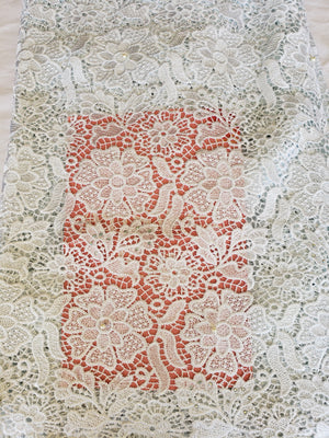 Big Elegant cord lace (white)