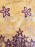 African Swiss voile lace (purple/gold/white)