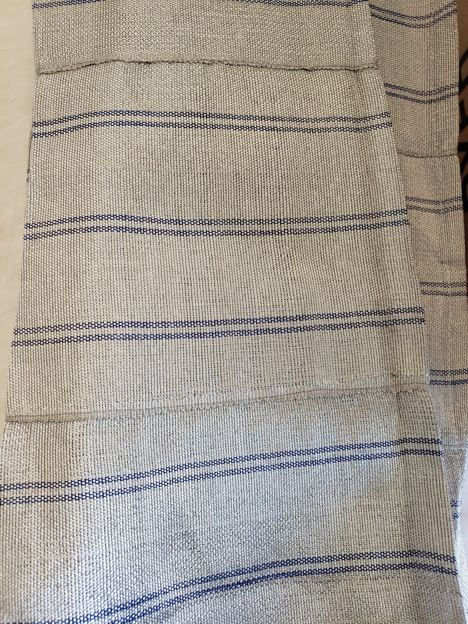 Aso oke (silver/blue)