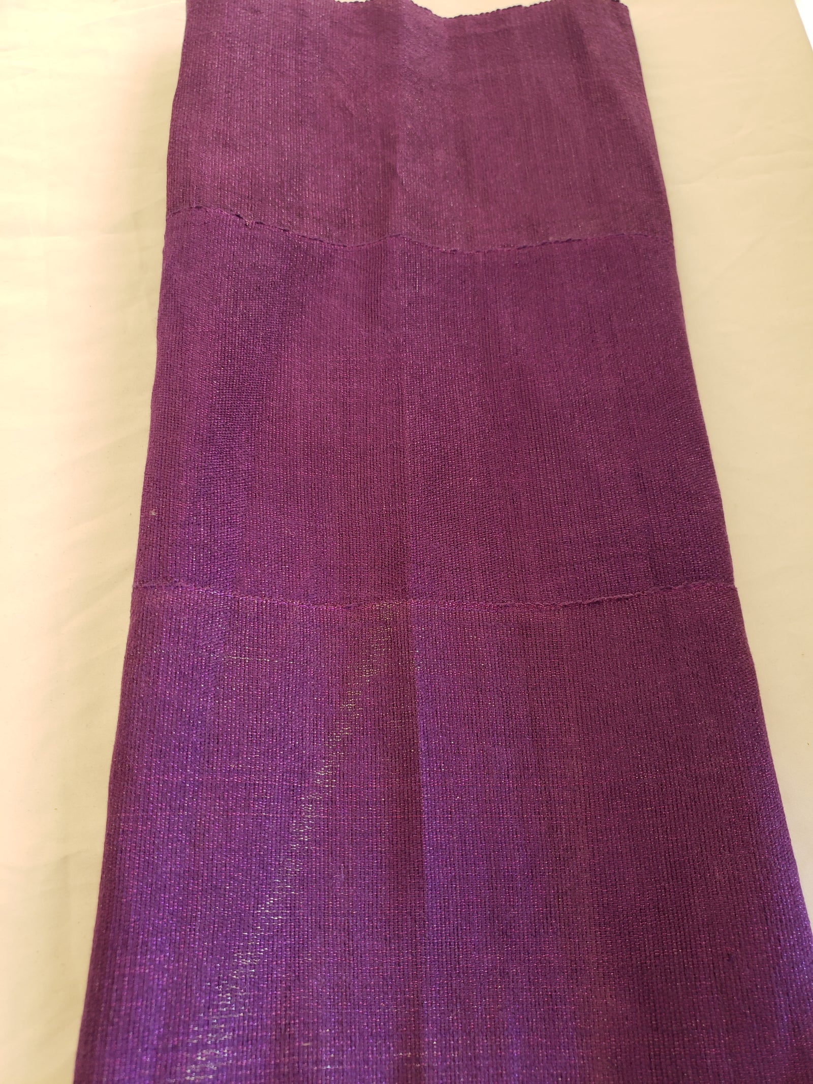 Aso oke African head gear (purple)