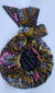 3-in-1 Ankara Head Tie bonnet ( brown/black/pink)