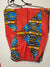 African Print Drawstring Backpack