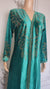 Elegant Italian Velvet Kimono with Swarovski Stones (Green)