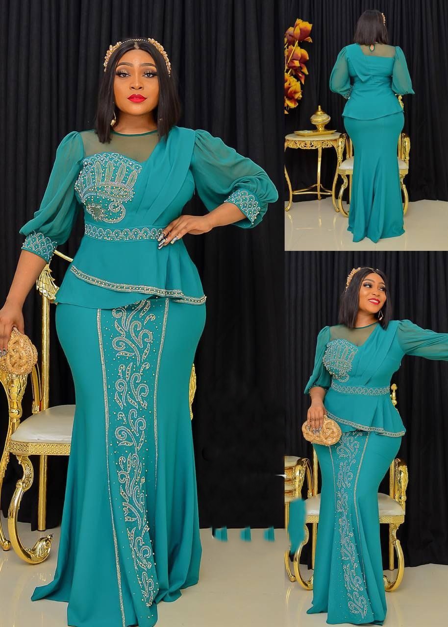 Elegant Peplum 2pcs Skirt