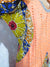Fully Stoned Ankara Dry Lace Kaftan/Boubou Gown (Peach)