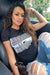 Black D'or Print T Shirt