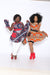 Abby.O Classy African print apron set(Red)