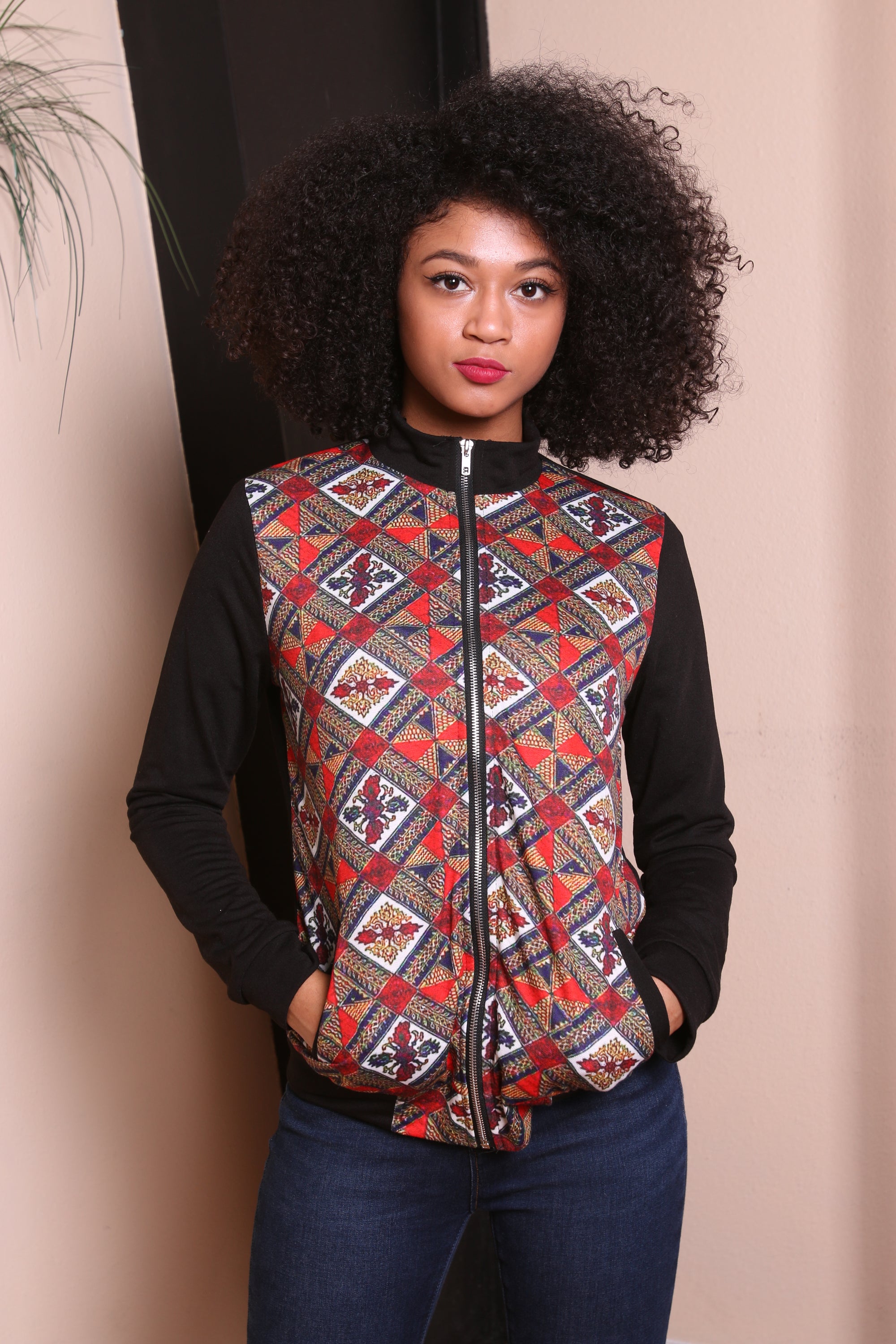 African Print Jacket