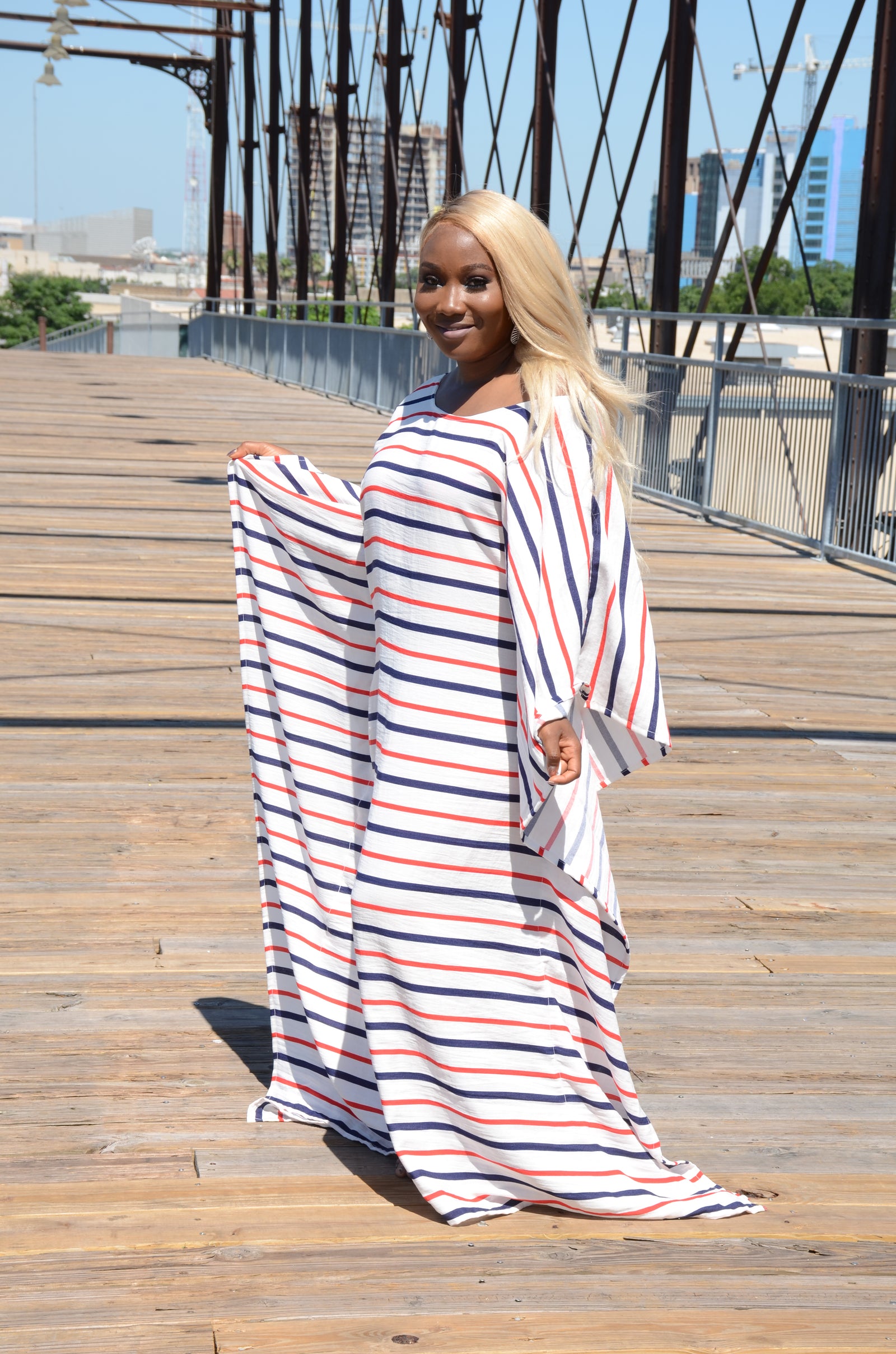 Odun bubu/kaftan ( Red/white/blue)