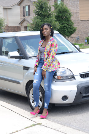 Modupe African Print Blazer Jacket Set