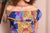 Bolaji Off Shoulder Blouse ( Pink/Blue)