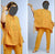 Woman King Caftan Pant Set (Yellow)