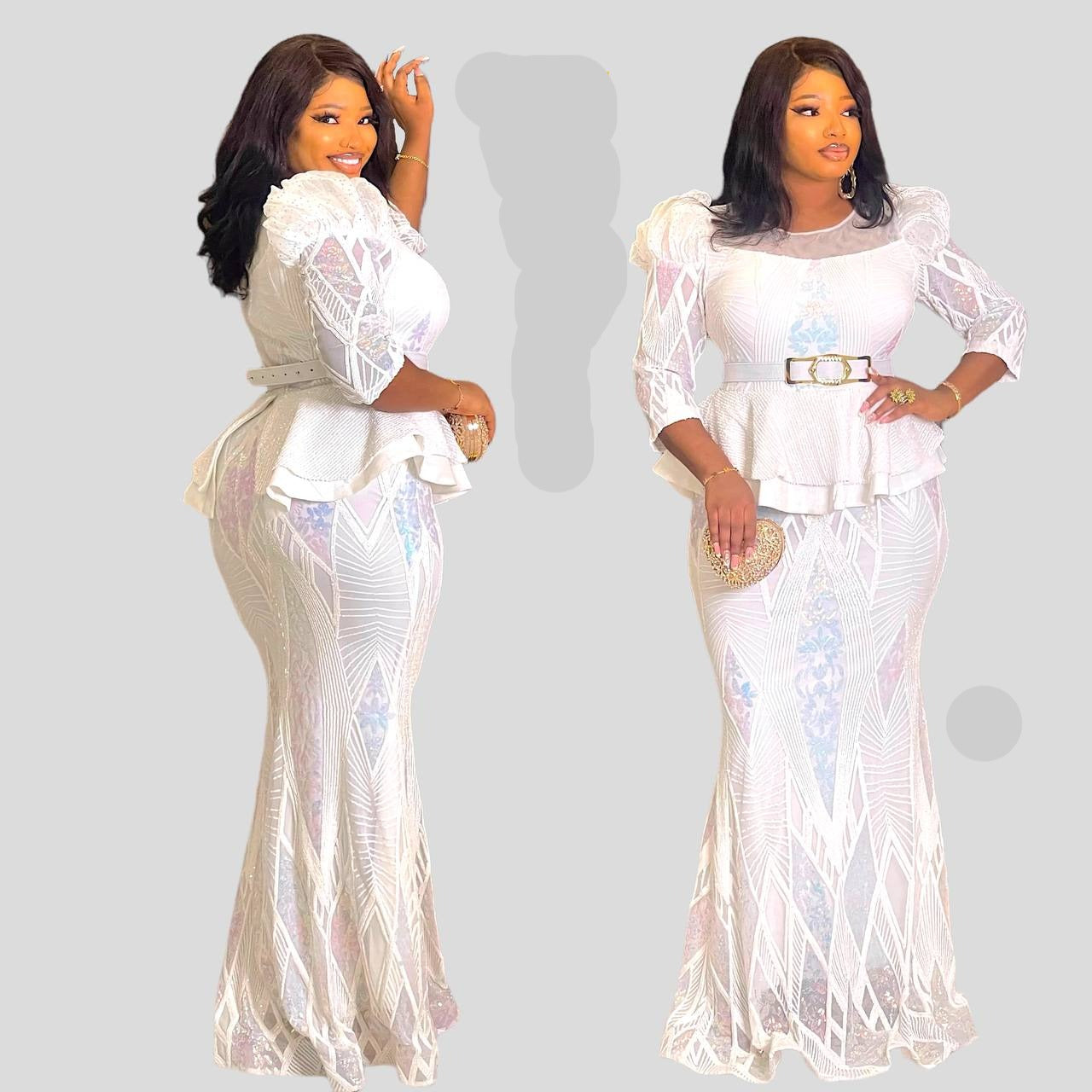 Bibi Glam Peplum Dress