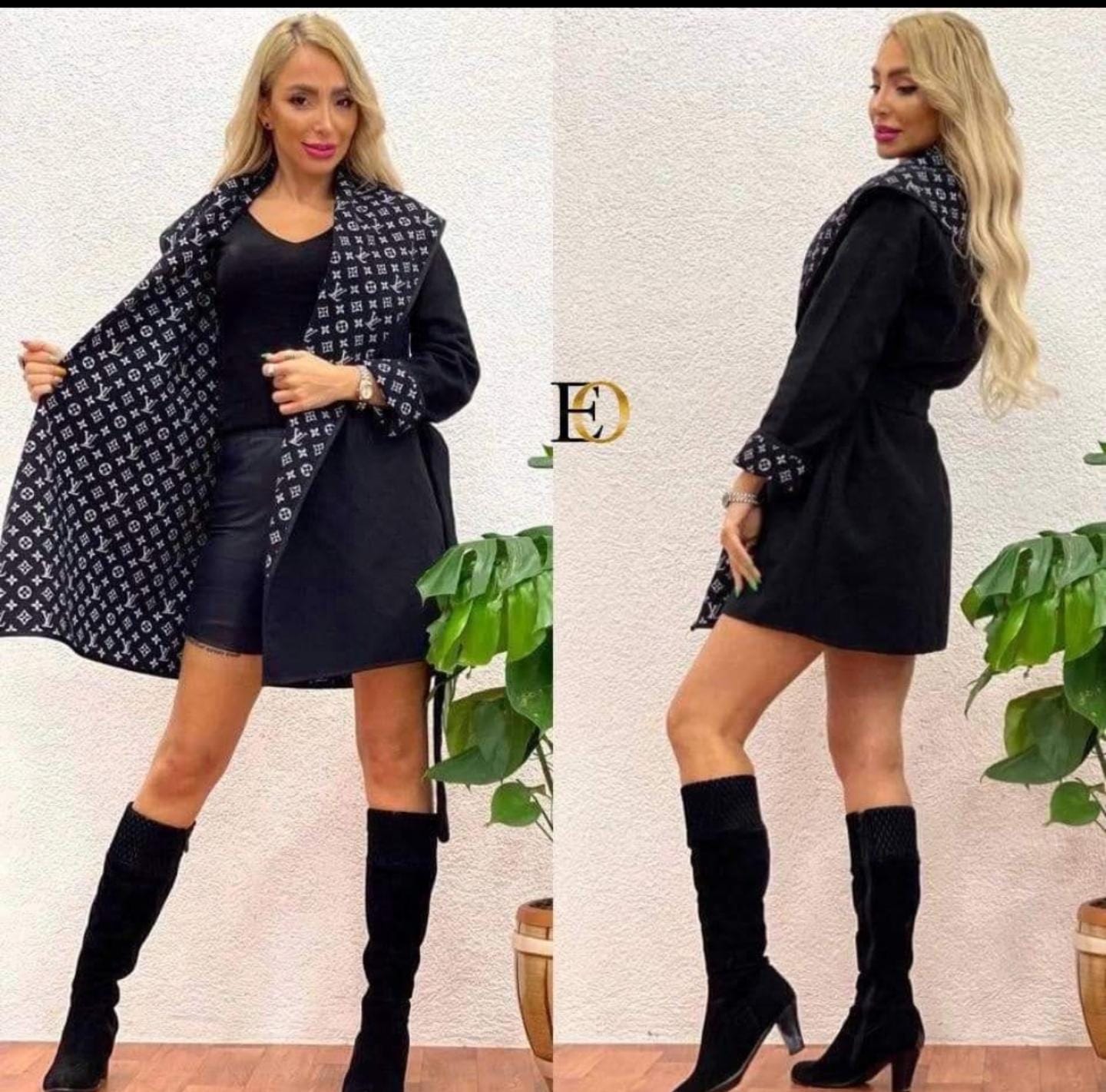 Chic Self-tie Coat