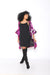 Lade Two Layer Flounce Sleeves Kimono ( Purple)