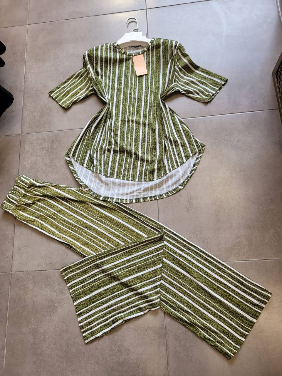 Weekend Vibe Striped 2 Pcs Set