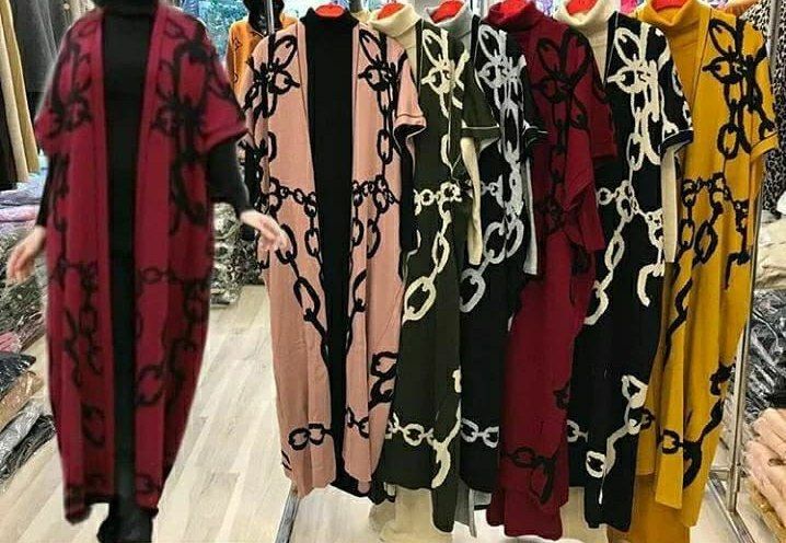 2 Piece Chain Turtleneck Dress