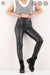 Pu-Leather leggings (Brown)