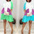 Color Block Shift Dress