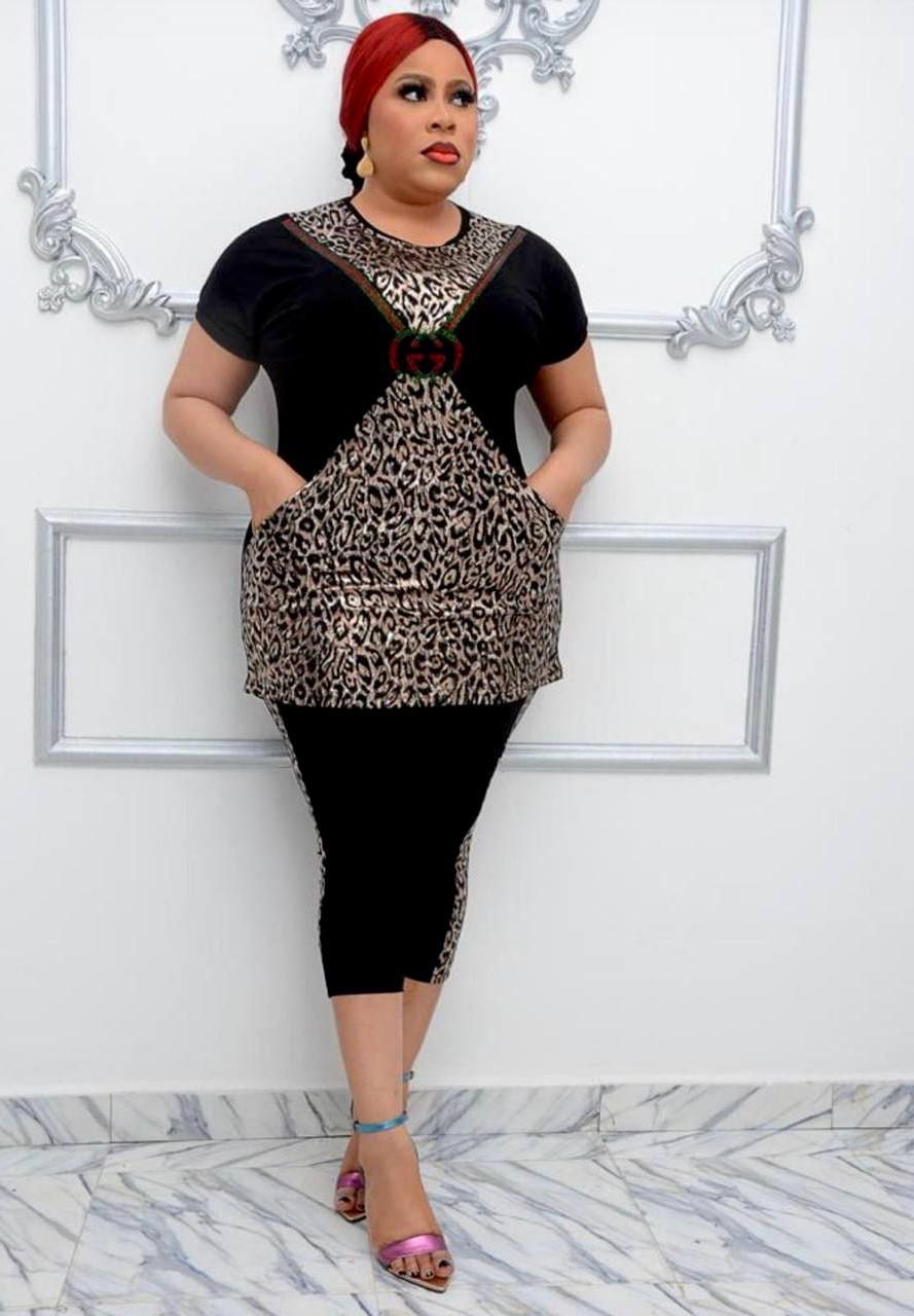 Yetty Leopard Print Set