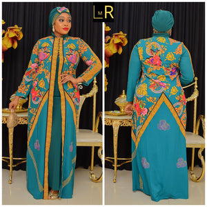 Elegant 3 Pcs Caftan Set