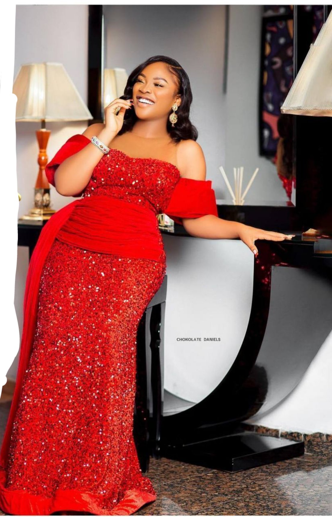 Elegant Mesh Cold Sholder Dress